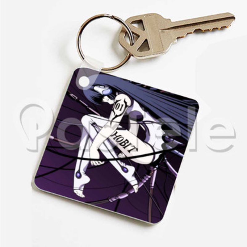 Chobits Custom Keychain Key Ring Jewelry Necklaces Pendant Two Sides