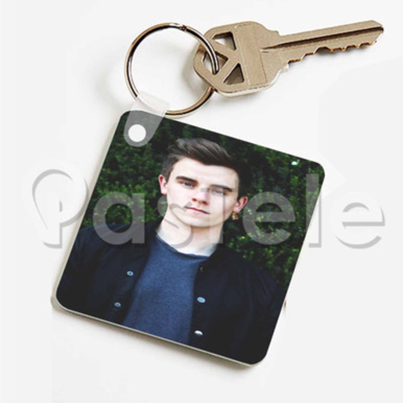 Connor Franta 2 Custom Keychain Key Ring Jewelry Necklaces Pendant Two Sides