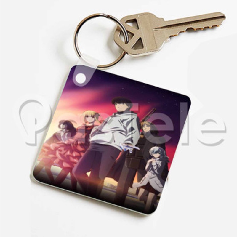 Darwin s Game Custom Keychain Key Ring Jewelry Necklaces Pendant Two Sides