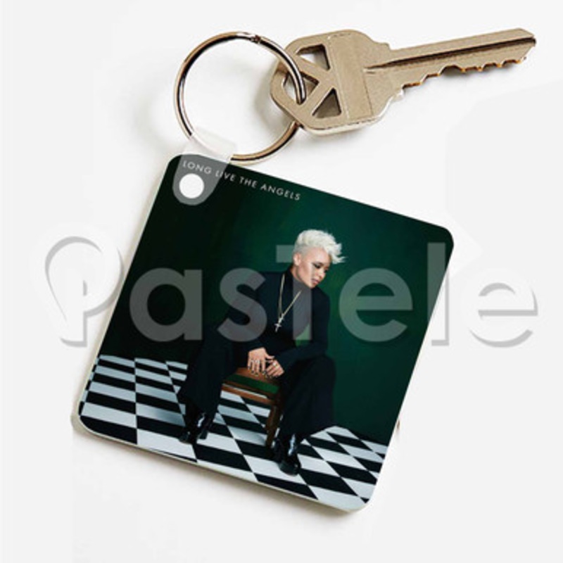 Emeli Sand Long Live The Angels Custom Keychain Key Ring Jewelry Necklaces Pendant Two Sides