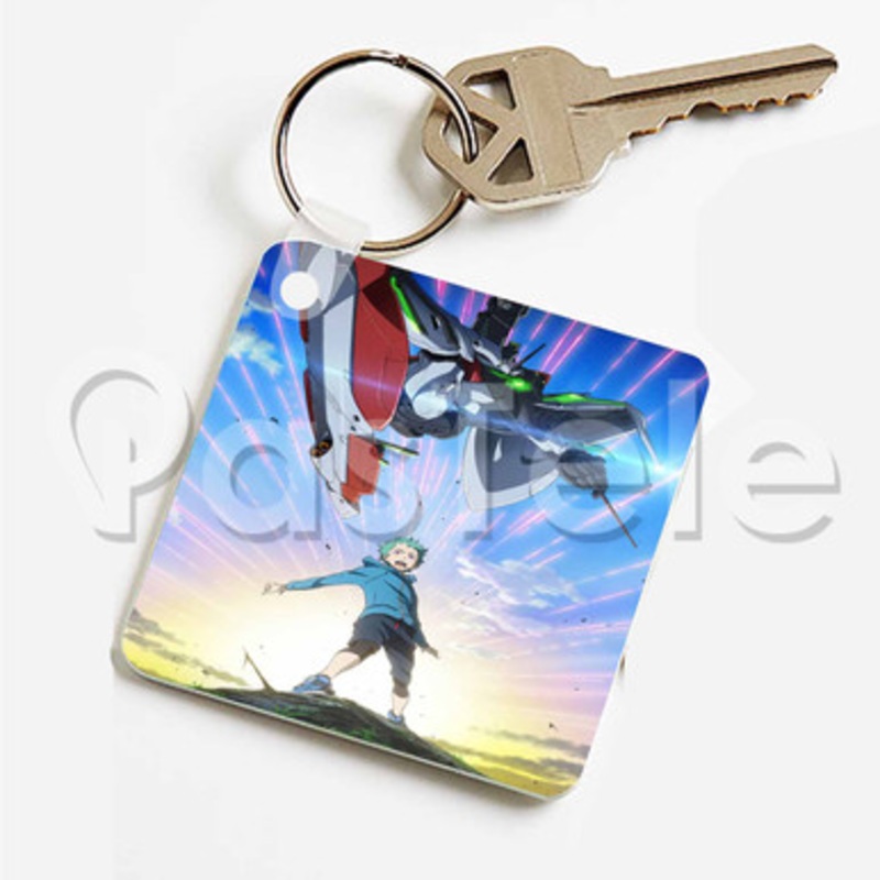 Eureka Seven Custom Keychain Key Ring Jewelry Necklaces Pendant Two Sides