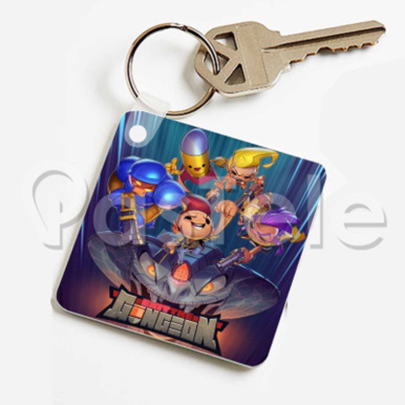 Exit the Gungeon Custom Keychain Key Ring Jewelry Necklaces Pendant Two Sides