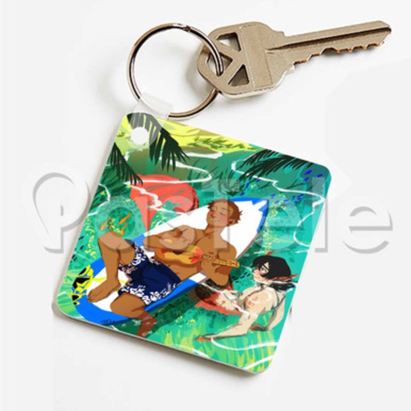 Keith and Lance Voltron Legendary Defender Custom Keychain Key Ring Jewelry Necklaces Pendant Two Si