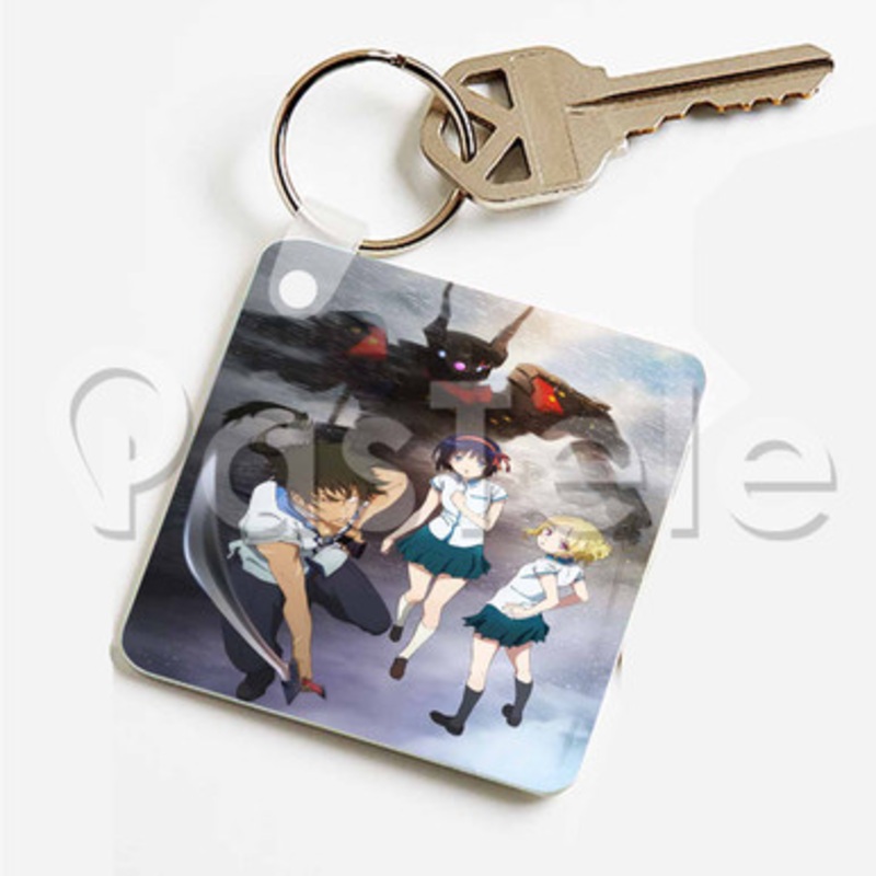 Kuromukuro Custom Keychain Key Ring Jewelry Necklaces Pendant Two Sides