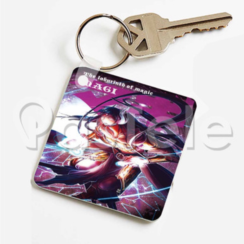 Magi The Labyrinth of Magic 2 Custom Keychain Key Ring Jewelry Necklaces Pendant Two Sides