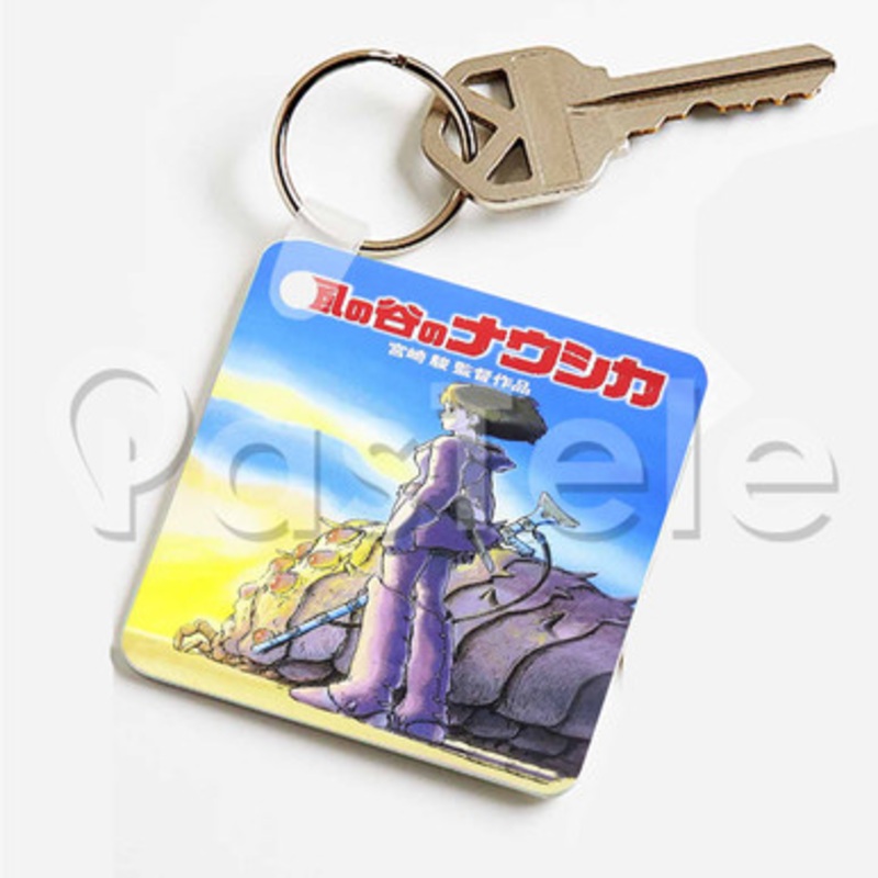 Nausica of the Valley of the Wind Custom Keychain Key Ring Jewelry Necklaces Pendant Two Sides