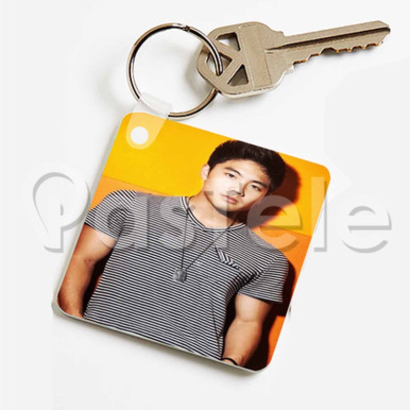 Niga Higa Custom Keychain Key Ring Jewelry Necklaces Pendant Two Sides