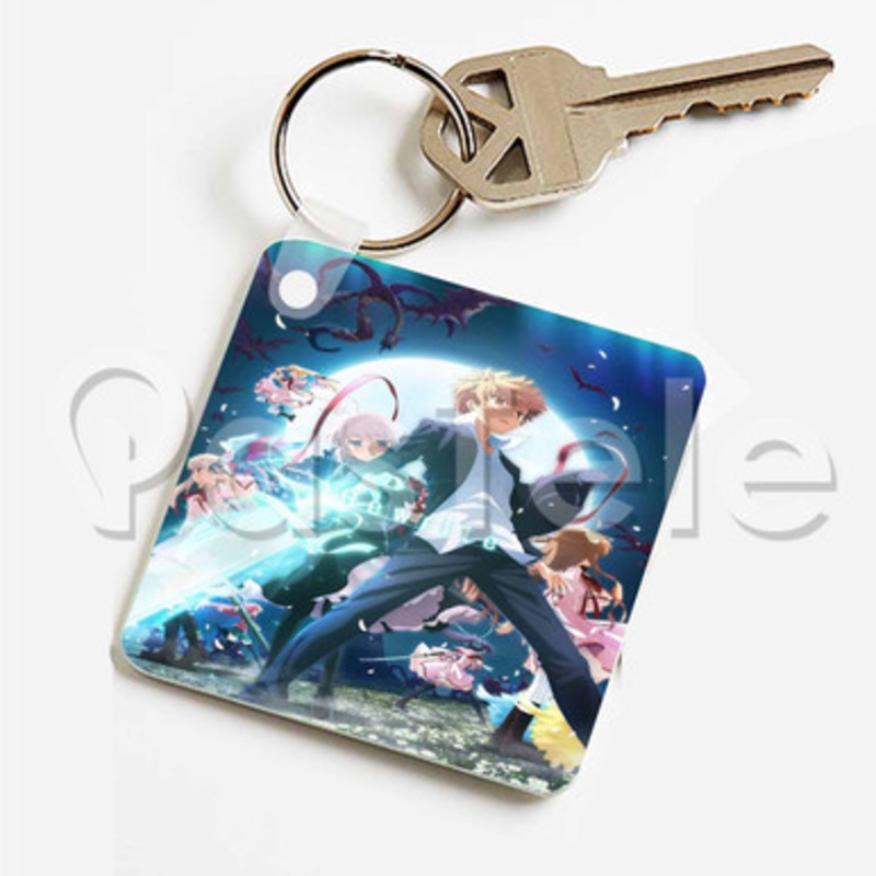 Rewrite Moon and Terra Custom Keychain Key Ring Jewelry Necklaces Pendant Two Sides