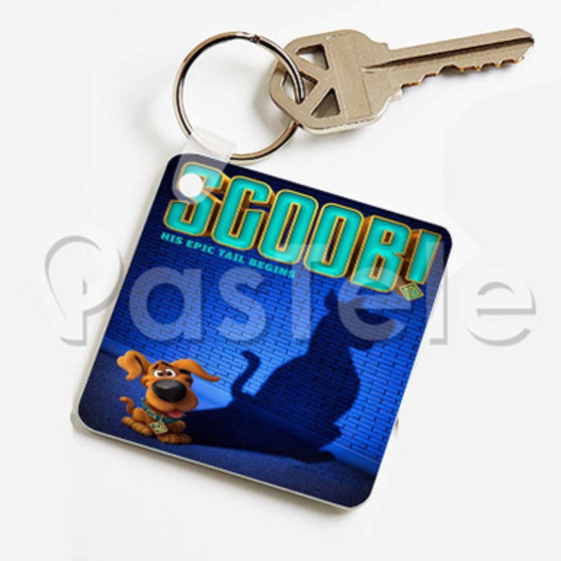 Scoob Custom Keychain Key Ring Jewelry Necklaces Pendant Two Sides