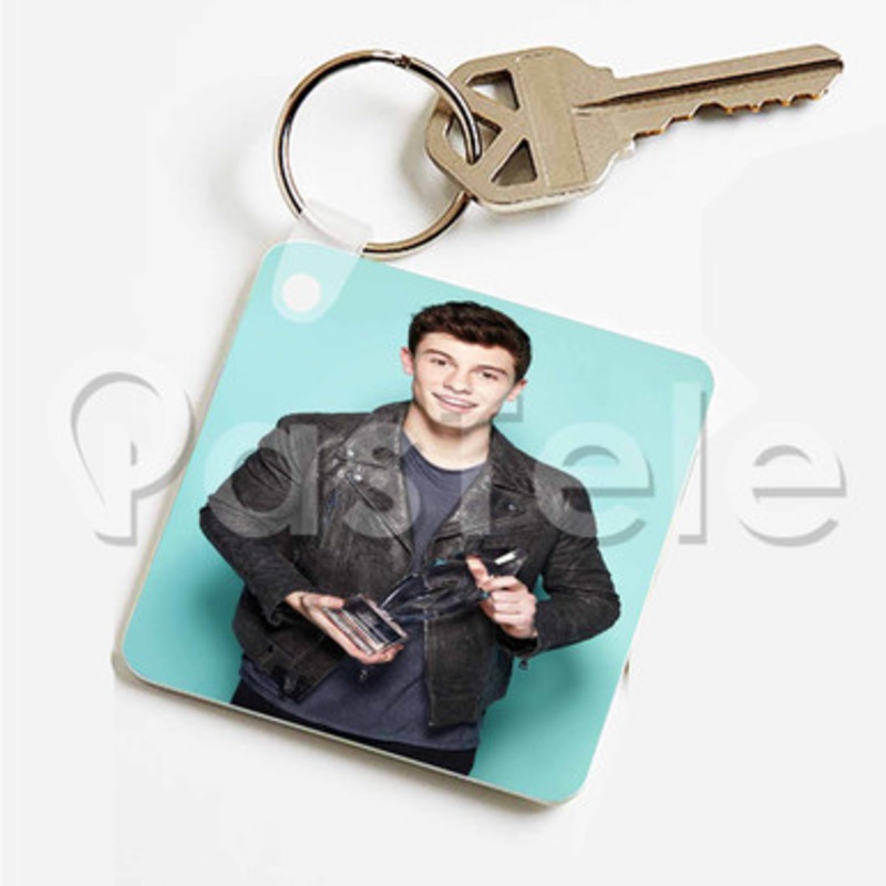 Shawn Mendes Custom Keychain Key Ring Jewelry Necklaces Pendant Two Sides