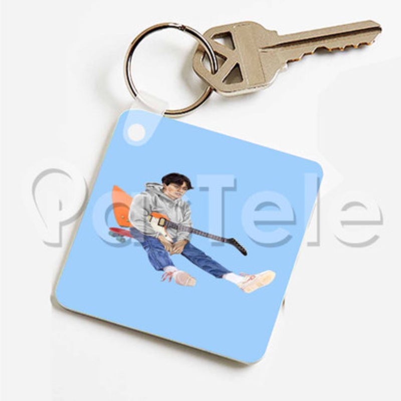 Soy Pablo Custom Keychain Key Ring Jewelry Necklaces Pendant Two Sides