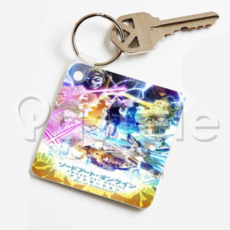 Sword Art Online Alicization War of Underworld Custom Keychain Key Ring Jewelry Necklaces Pendant Tw