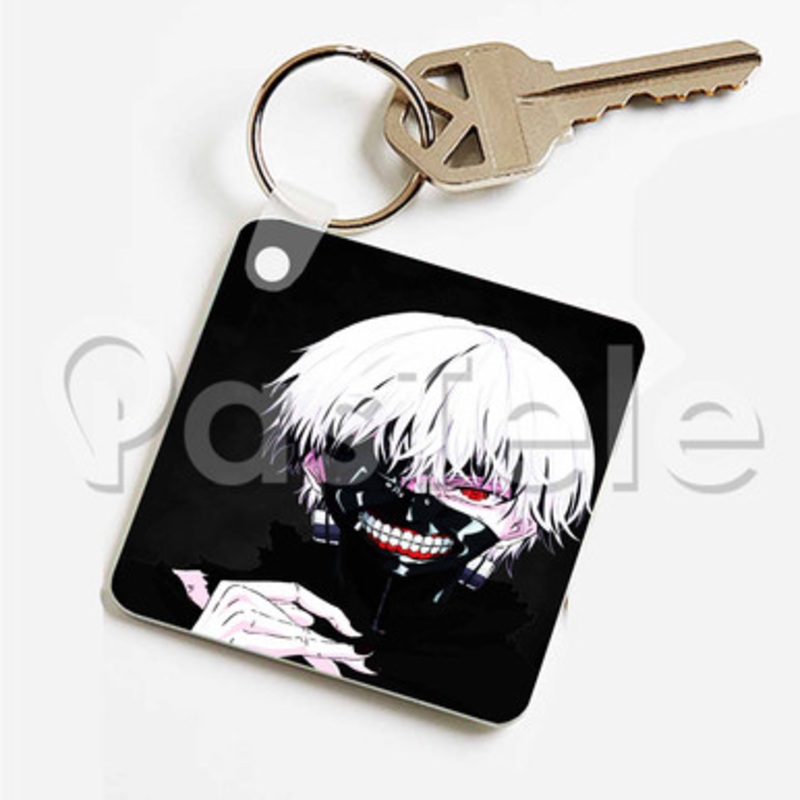 Tokyo Ghoul Custom Keychain Key Ring Jewelry Necklaces Pendant Two Sides