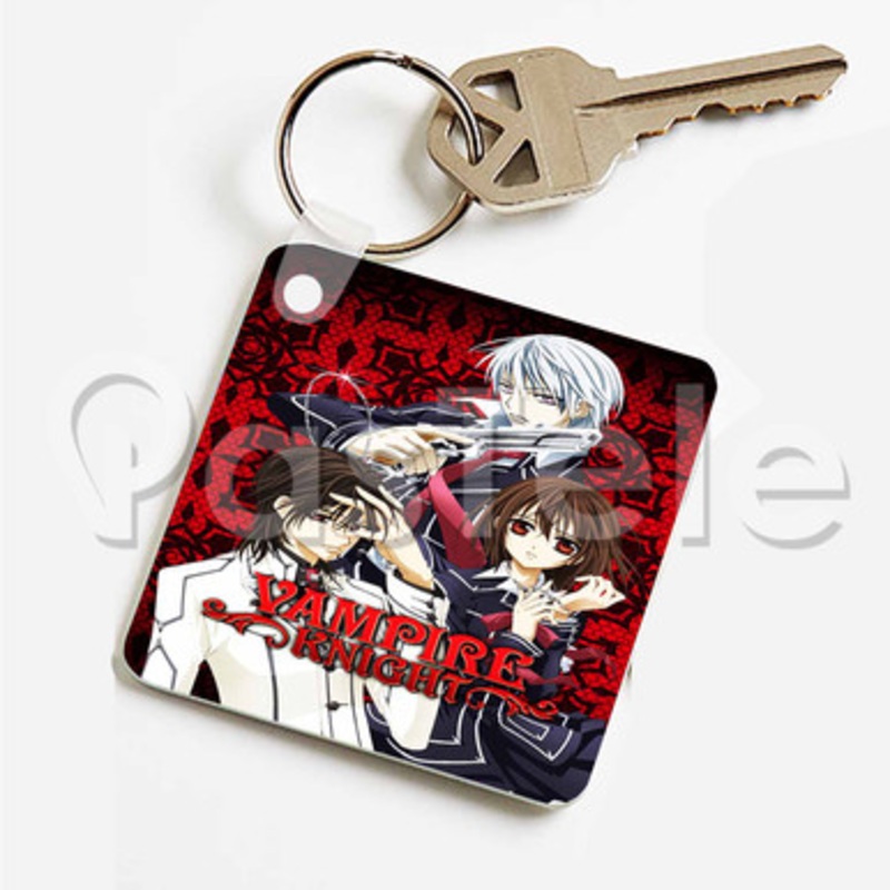 Vampire Knight Custom Keychain Key Ring Jewelry Necklaces Pendant Two Sides