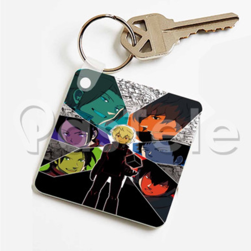 World Trigger Custom Keychain Key Ring Jewelry Necklaces Pendant Two Sides