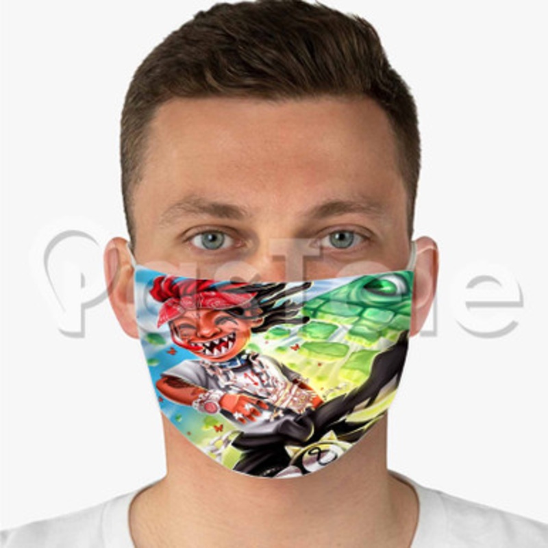 A Love Letter To You Trippie Redd Custom Personalized Fabric Face Mask Polyester Two Layers Cloth