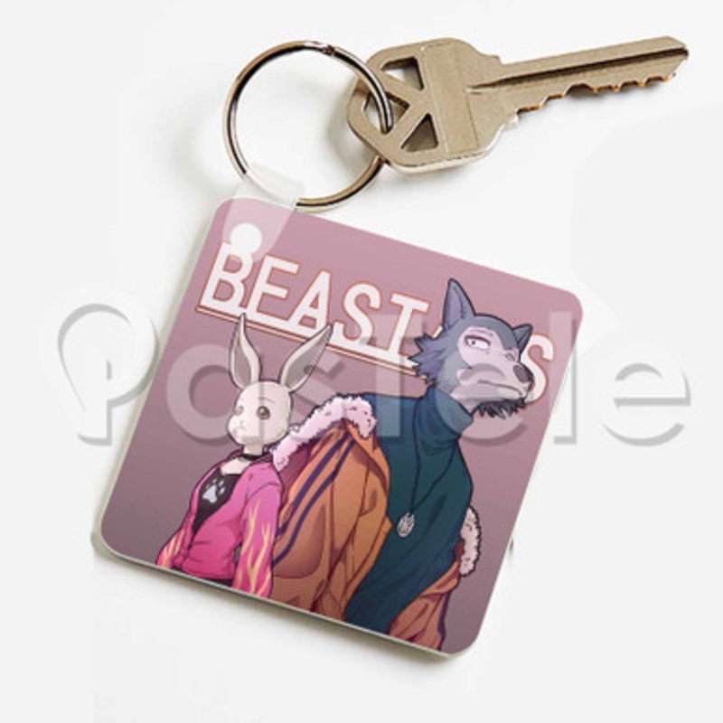 Beastars Custom Keychain Key Ring Jewelry Necklaces Pendant Two Sides