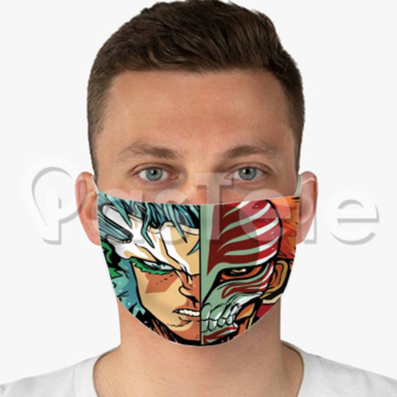 Bleach 2 Custom Personalized Fabric Face Mask Polyester Two Layers Cloth