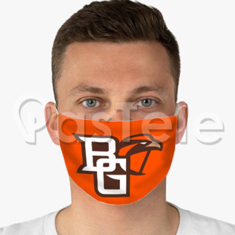 Bowling Green Falcons Custom Personalized Fabric Face Mask Polyester Two Layers Cloth