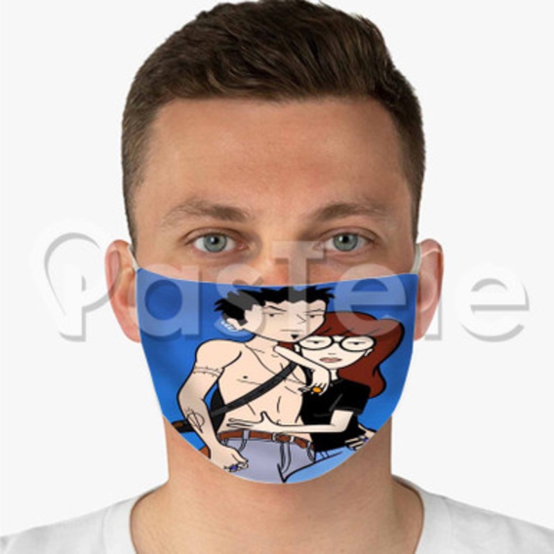 Daria Trent Custom Personalized Fabric Face Mask Polyester Two Layers Cloth