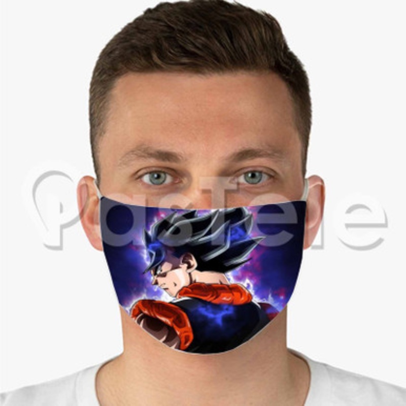 Dragon Ball Custom Personalized Fabric Face Mask Polyester Two Layers Cloth