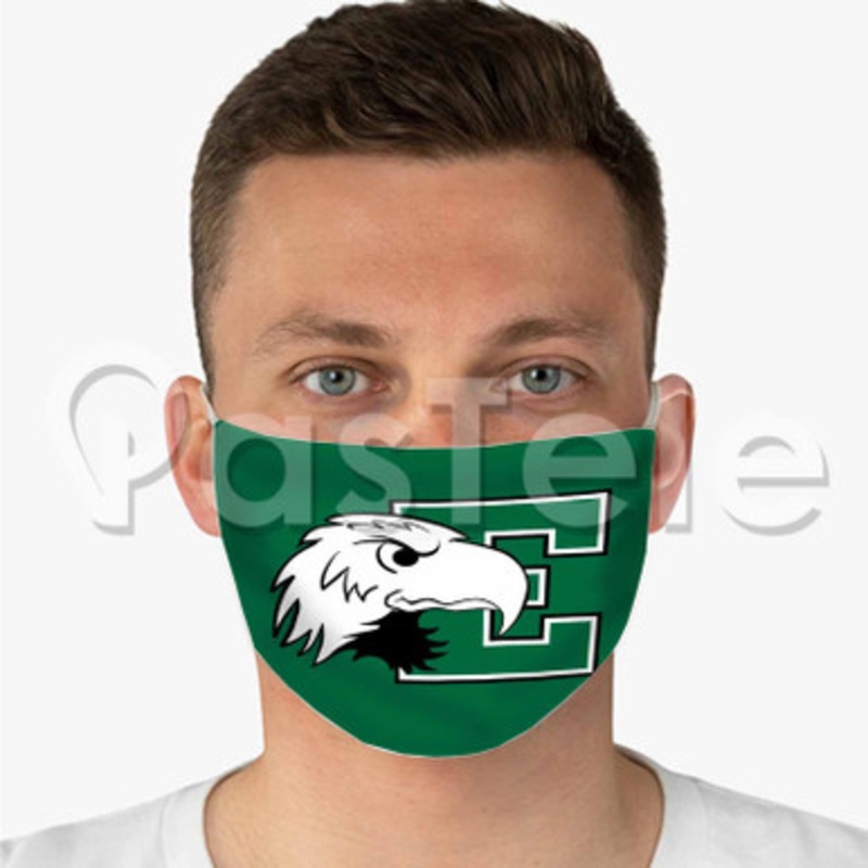 Eastern Michigan Eagles Custom Personalized Fabric Face Mask Polyester Two Layers Cloth