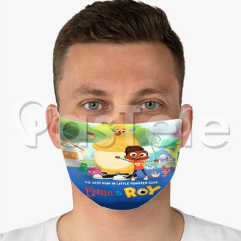 Esme Roy Custom Personalized Fabric Face Mask Polyester Two Layers Cloth
