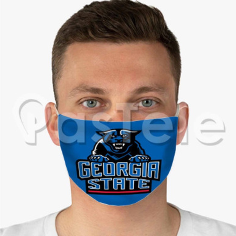 Georgia State Panthers Custom Personalized Fabric Face Mask Polyester Two Layers Cloth