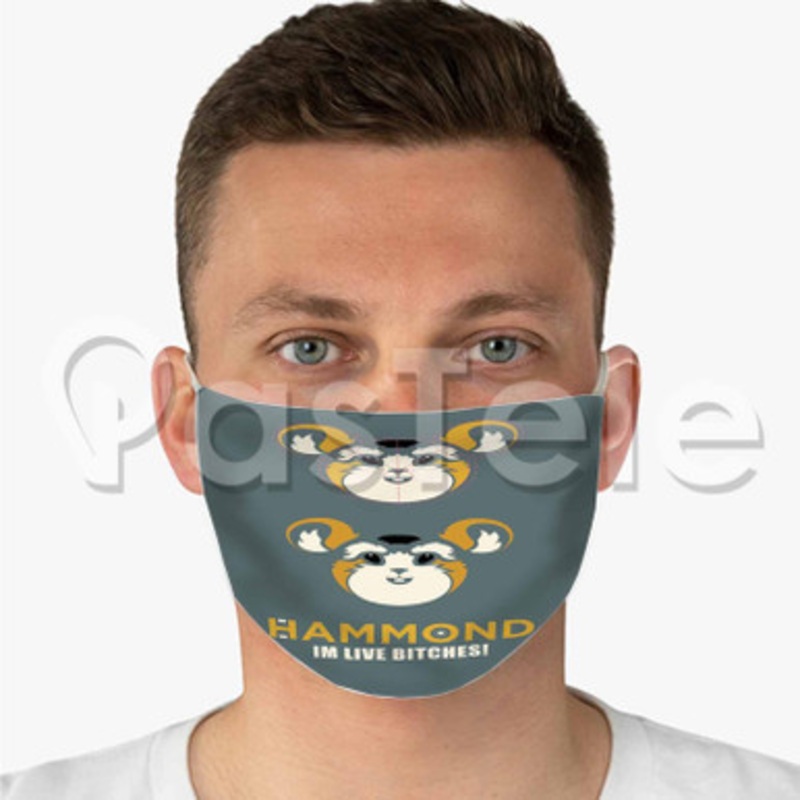 Hammond Custom Personalized Fabric Face Mask Polyester Two Layers Cloth