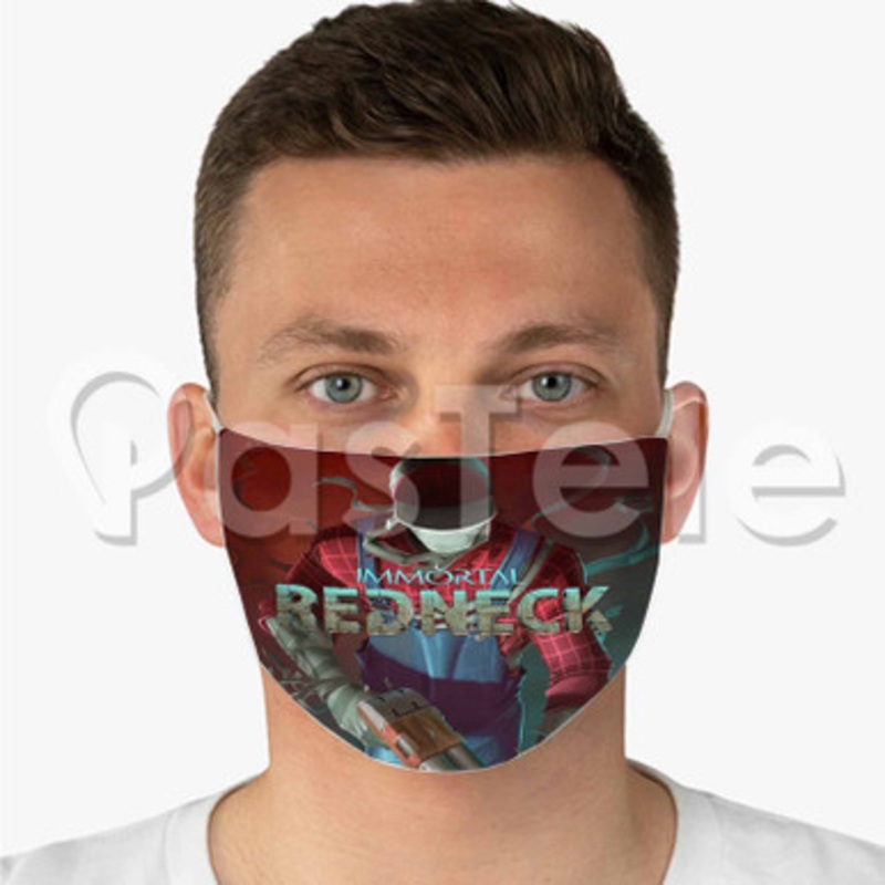 Immortal Redneck Custom Personalized Fabric Face Mask Polyester Two Layers Cloth