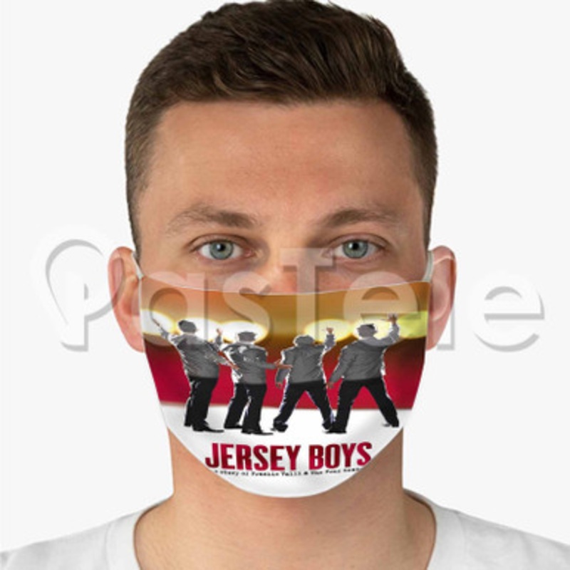 Jersey Boys Custom Personalized Fabric Face Mask Polyester Two Layers Cloth