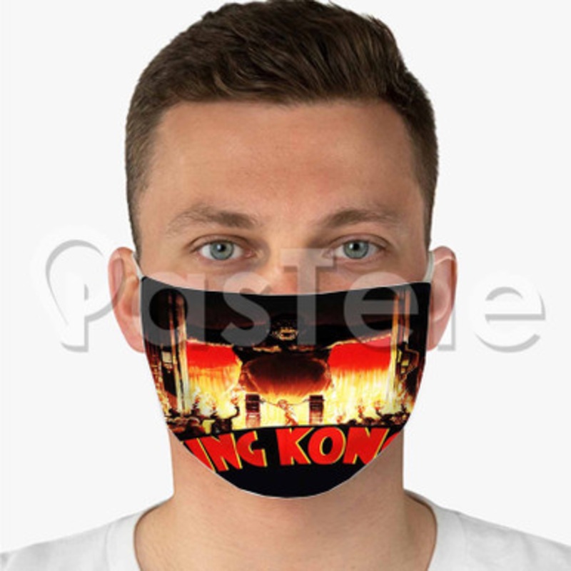 King Kong 1933 Custom Fabric Face Mask Polyester Two Layers Cloth Washable