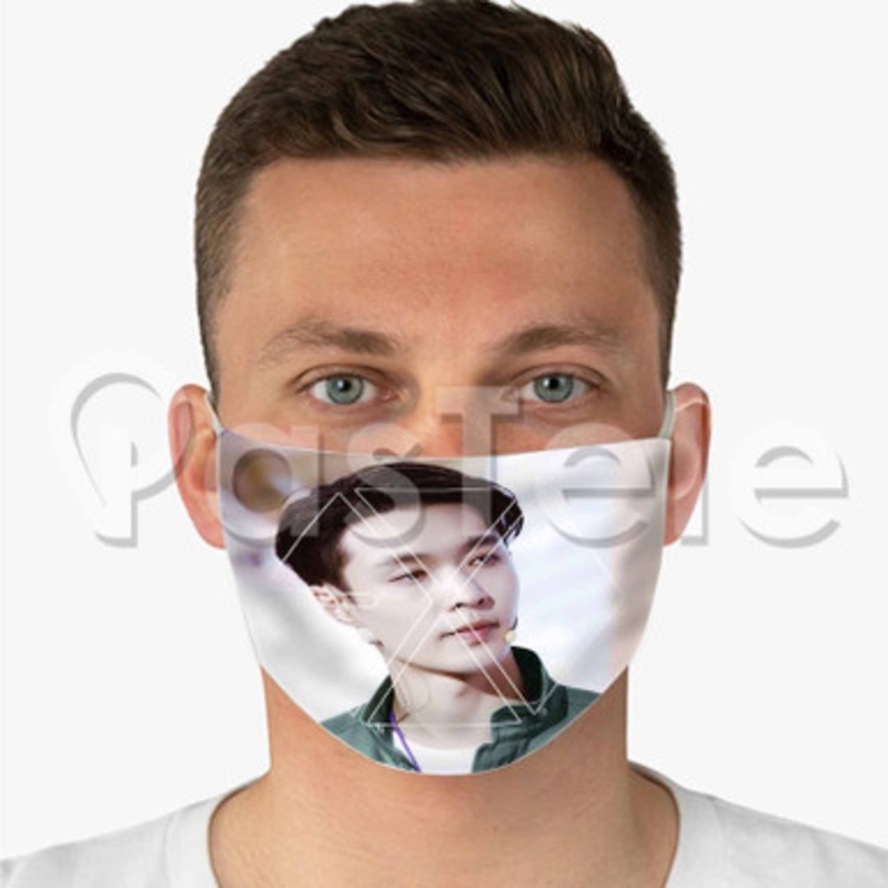 Lay EXO Custom Personalized Fabric Face Mask Polyester Two Layers Cloth