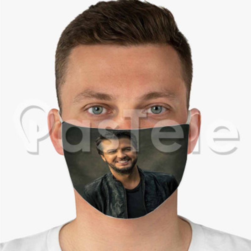 Luke Bryan Custom Personalized Fabric Face Mask Polyester Two Layers Cloth