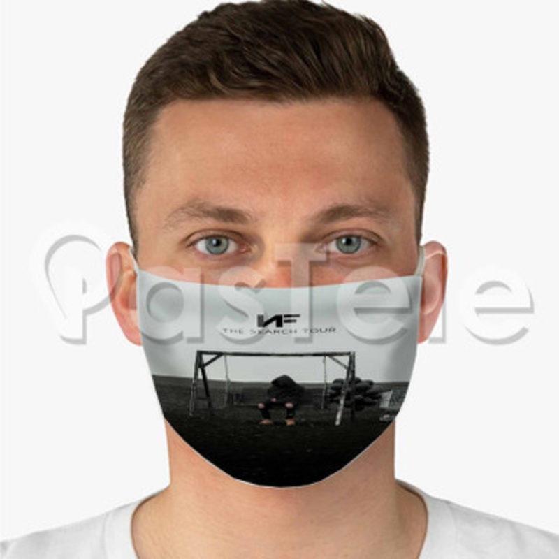 NF The Search Tour Custom Fabric Face Mask Polyester Two Layers Cloth Washable
