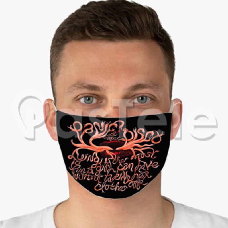 Panic At the Disco 2 Custom Personalized Fabric Face Mask Polyester Two Layers Cloth
