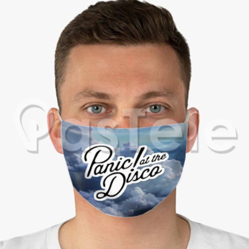 Panic at The Disco Custom Personalized Fabric Face Mask Polyester Two Layers Cloth
