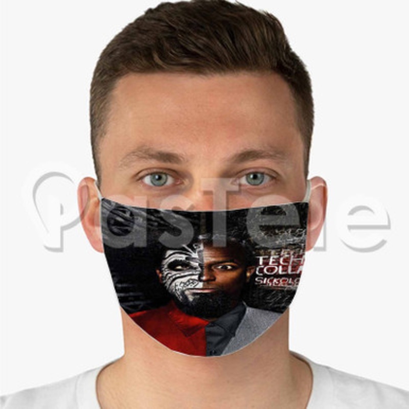 Tech N9ne Custom Fabric Face Mask Polyester Two Layers Cloth Washable