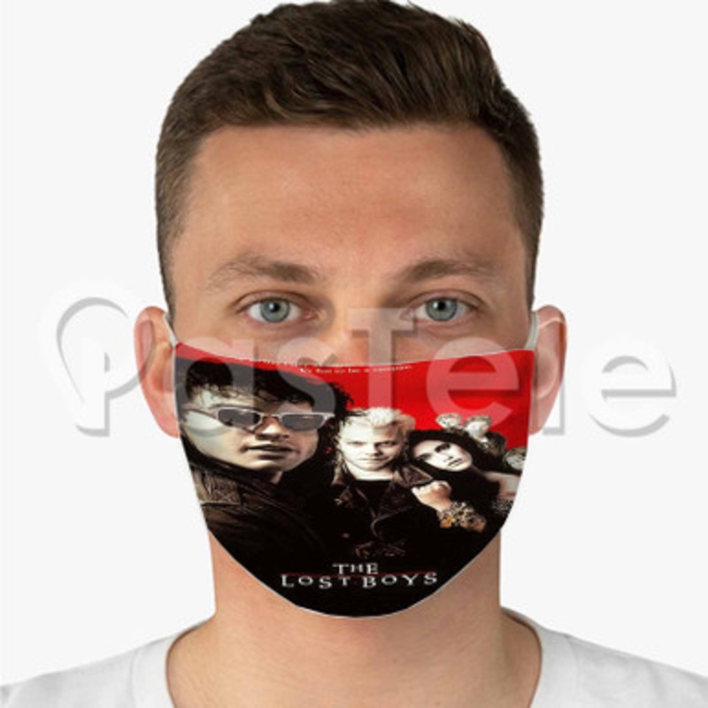 The Lost Boys Custom Fabric Face Mask Polyester Two Layers Cloth Washable