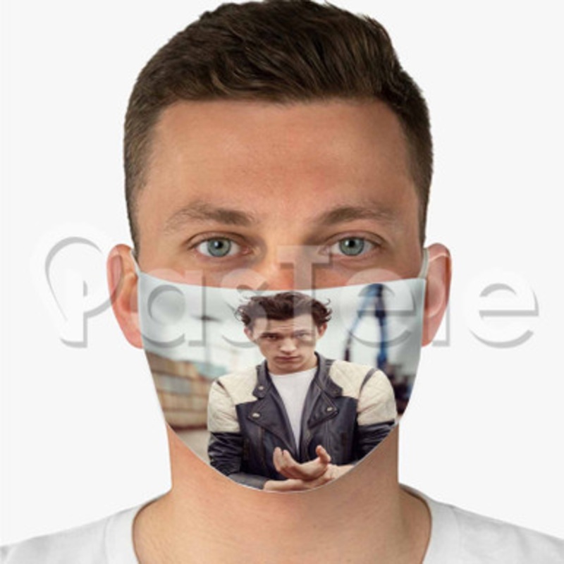 Tom Holland Custom Personalized Fabric Face Mask Polyester Two Layers Cloth
