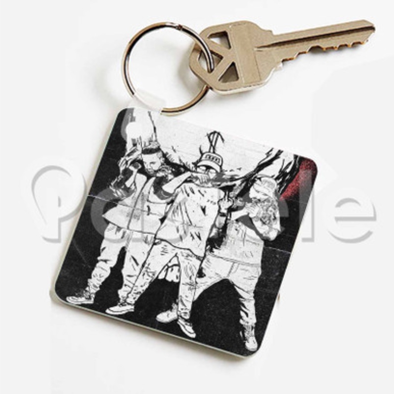 $Uicideboy$ Custom Keychain Key Ring Jewelry Keyring Tag Necklaces Pendant Two Sides