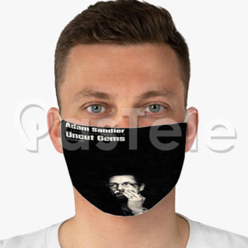 Uncut Gems Custom Fabric Face Mask Polyester Two Layers Cloth Washable