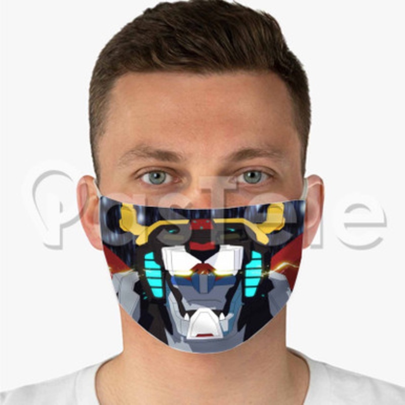 voltron 2 Custom Personalized Fabric Face Mask Polyester Two Layers Cloth