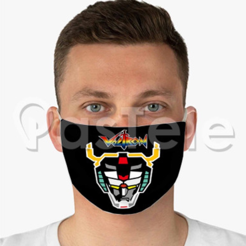 Voltron Custom Personalized Fabric Face Mask Polyester Two Layers Cloth