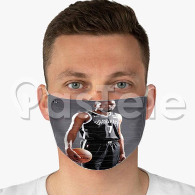 Kevin Durant Brooklyn Nets NBA Custom Fabric Face Mask Polyester Two Layers Cloth Washable