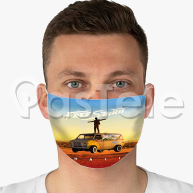 Khalid Free Spirit Custom Fabric Face Mask Polyester Two Layers Cloth Washable