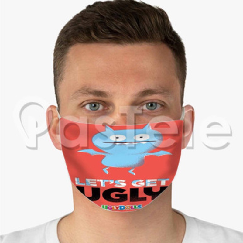 Let s Get Ugly Custom Fabric Face Mask Polyester Two Layers Cloth Washable