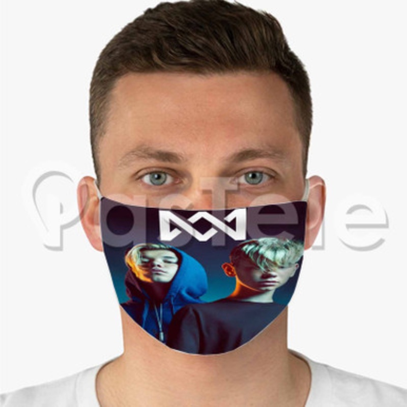Marcus and Martinus Custom Fabric Face Mask Polyester Two Layers Cloth Washable