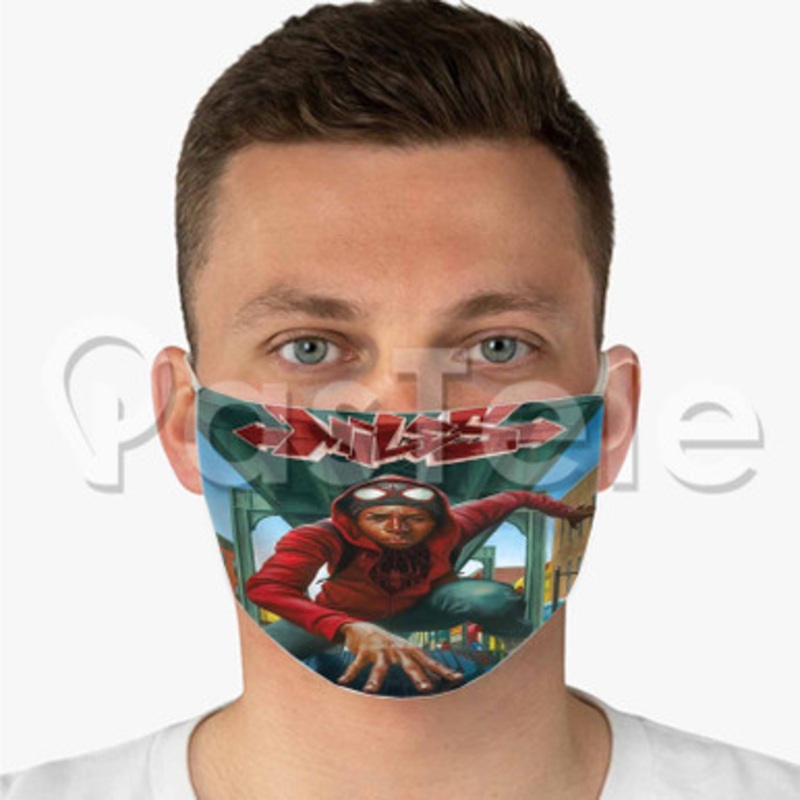 Marvel Comics Spider Man Custom Fabric Face Mask Polyester Two Layers Cloth Washable