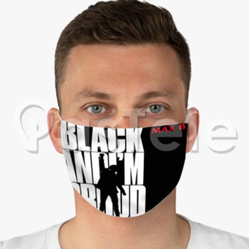Max B Custom Fabric Face Mask Polyester Two Layers Cloth Washable